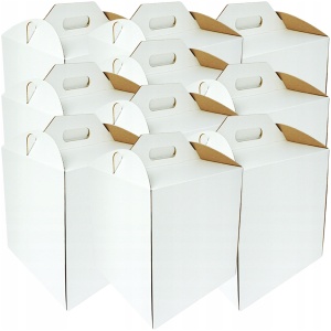 KAKEEMBALLASJE 28X28X35CM PAPPESKE 10 STK.