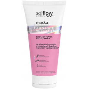 SO!FLOW, EMULSJONSPROTEINMASKE FOR SKADET HÅR, 200 ML