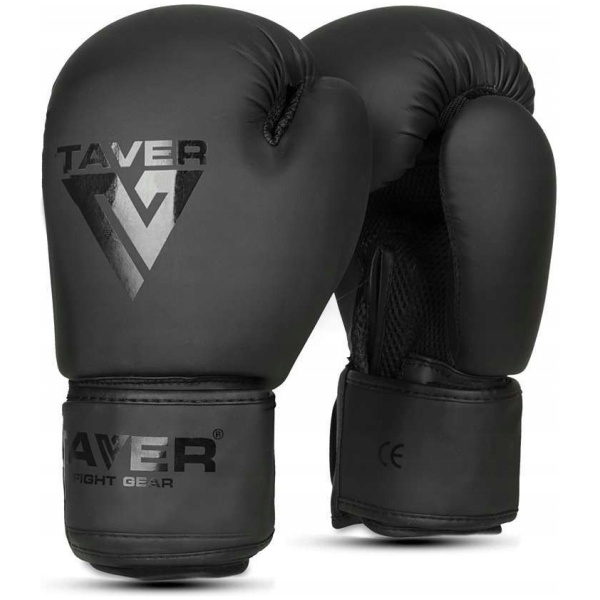 SVARTE SPARRING BOKSEHANSKER KICKBOXING TAVER 12 OZ