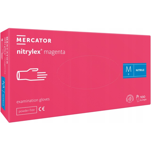NITRIL HANSKER ROSA MAGENTA ROSA
