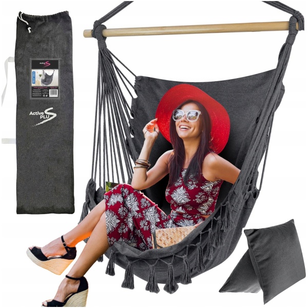 STOR BRASILIANSK HENGESTOL HAMMOCK I BOHO STIL