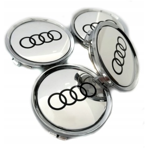 AUDI SENTERKÅPER TIL ALUFELGER DEZENT MAM CARMANI S62 RIAL N12, 75MM/71MM