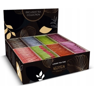 VEERTEA EKSCLUSIVE TE SETT 8 SMAKER 200 POSER ELEGANT MØRK