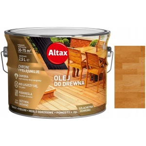 ALTAX TREOLJE FOR TERRASSEMØBLER KASTANJE 2.5L