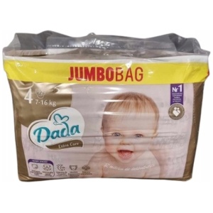 DADA EXTRA CARE BLEIER JUMBO BAG STØRRELSE 4 92 STK.